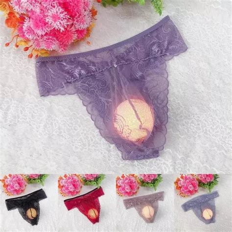 Sissy Strings En Dentelle Sexy Pour Hommes Gstrings Poche Culotte Slips Lingerie Eur 7 15