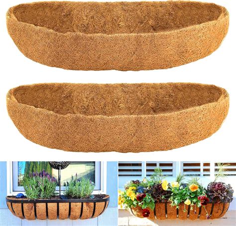 Chengchuang 2 Packs Natural Coco Fiber Replacement Liner 24303648 In Coconut