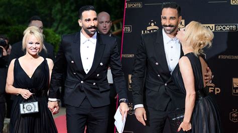 Pamela Anderson & Adil Rami Spotted Together In France