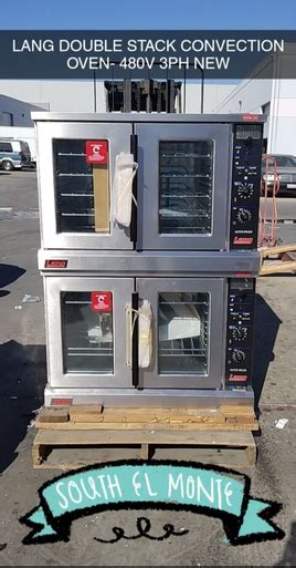 Electric Lang Double Stack Convection Ovens