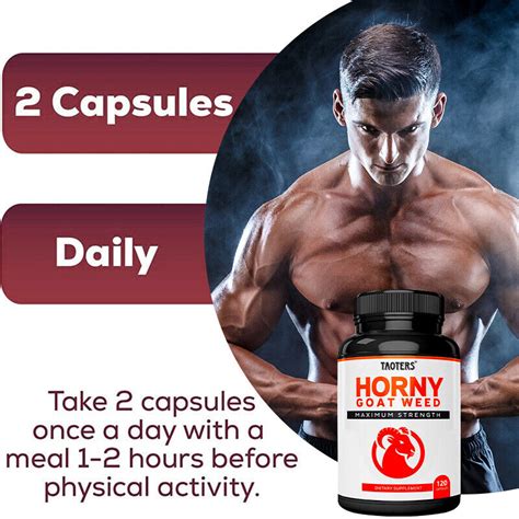 Horny Goat Weed For Men Women With Maca Saw Palmetto Tribulus