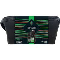 Lynx Washbag Duo Africa Gift Set XMAS 2019 - Black Box Product Reviews