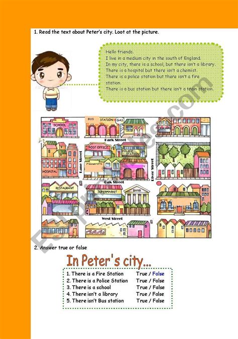 Talking About My City Esl Worksheet By Rosammd