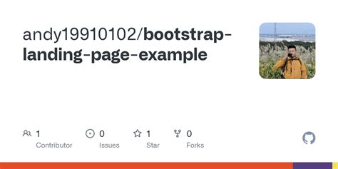 GitHub - andy19910102/bootstrap-landing-page-example