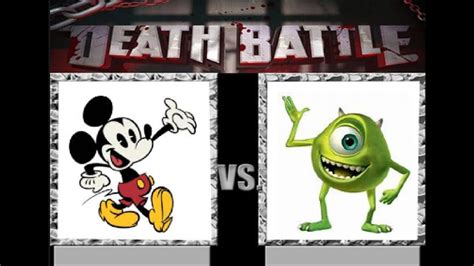 Mii Fighter Battle Mickey Mouse Vs Mike Wazowski YouTube