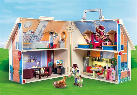 Playmobil Dollhouse Pas Cher Maison Transportable