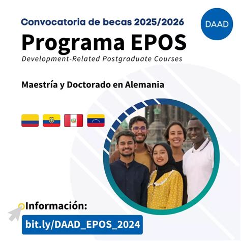 Internacional Formación DAAD Becas de maestría y doctorado EPOS ya