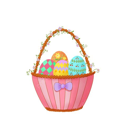 Easter Egg Basket Clipart Png Images Pink Easter Basket Clipart Easter Basket Clipart Pink