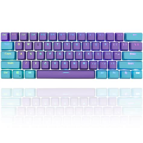 Guffercty Kred 60 Percent PBT Keyboard Keycaps OEM Profile Custom