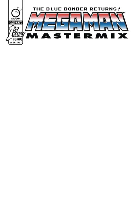 Mega Man Mastermix 1 Blank Variant Cover Legacy Comics And Cards