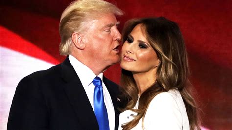 Donald Trump Holds Melanias Butt After She Rejects His Hand Melania