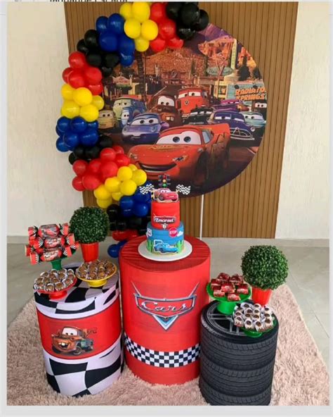 Decoração Simples Relâmpago Mcqueen - Decoração simples Relâmpago McQueen | Decoração relampago mcqueen ...