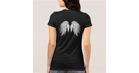 Angel Wings Black T Shirt