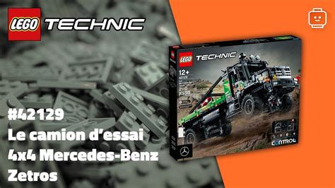 Lego Technic Le Camion Dessai X Mercedes Benz Zetros Youtube