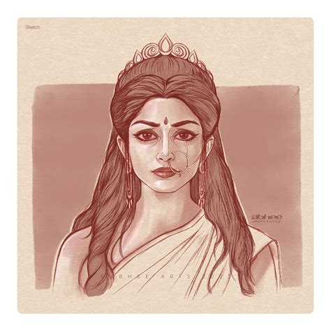 Draupadi Mahabharat Illustration Book Cover Design On Behance