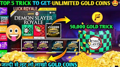 Get Gold Trick Free Fire Unlimited Gold Coins Trick