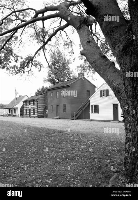 Old Historical Village At Vincennes Indiana Usa Stock Photo Alamy