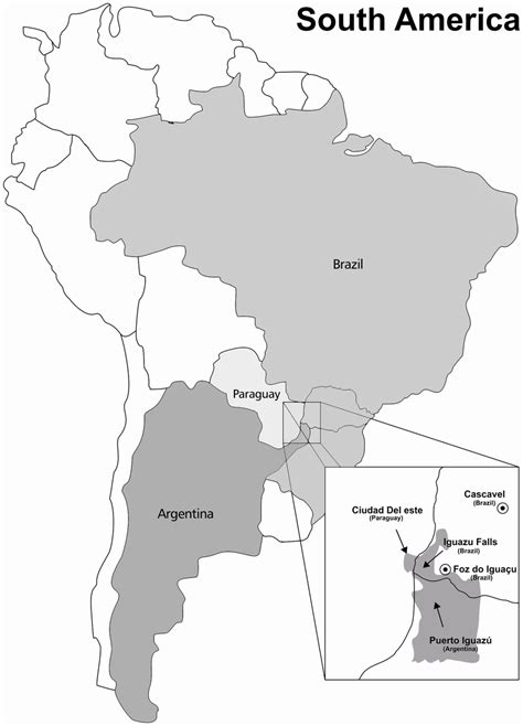 Argentina Paraguay Border : Triple Frontier Tri Border Junction Of ...