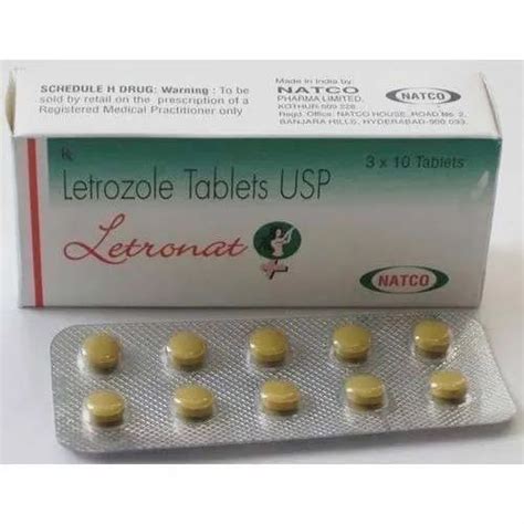 Letronat Letrozole Tablets Usp For Hospital Packaging Type Box At Rs