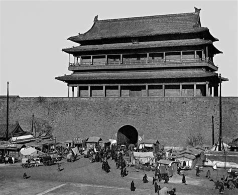 China In Pictures On Twitter Zhengyang Gate 正阳门，peking 1880s