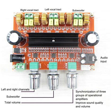 Ready Stock Powerful Power Amplifier Board Xh M Tpa D X W