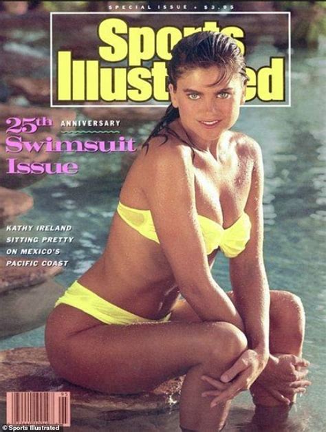 Sports Illustrated Model Kathy Ireland 56 Poses With Her Look Alike