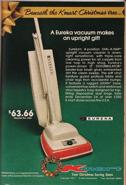 K Mart December 1977 0011 Eureka Vacuum Retro Advertising Vintage