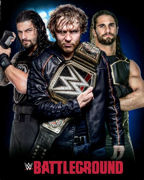 Wwe Battleground 2016 Poster By Universefanswwe On Deviantart