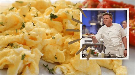 Cómo hacer la receta de huevos revueltos Según Gordon Ramsay