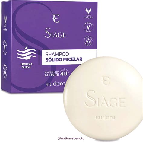 Shampoo Sólido Micelar Siàge Natimus Beauty