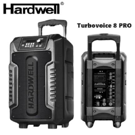 Jual Speaker Aktif Portable Hardwell Turbovoice Pro Inch Watt