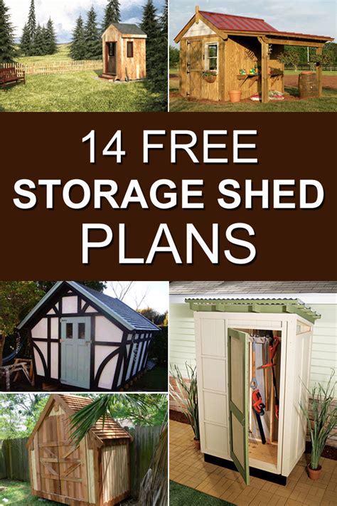 14 Free Storage Shed Plans