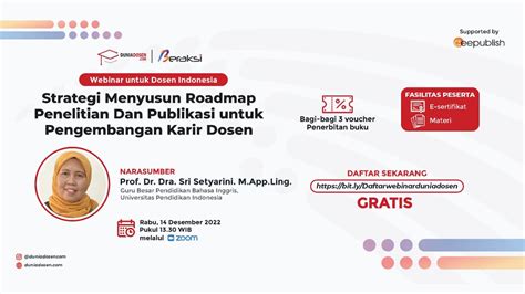 Strategi Menyusun Roadmap Penelitian Dan Publikasi Untuk Pengembangan