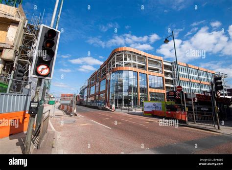 The New Broadmarsh Car Park And Library Development In Nottingham City