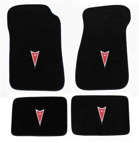 New 1967 1969 Firebird Floor Mats Carpet With Embroidered Logo On All