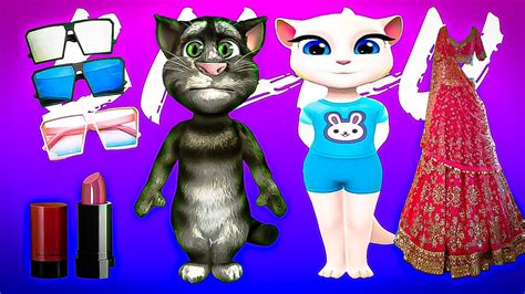 Two Talking Tom Billu Aur Billa Dulha Dulhan Ki Bridal Makeup