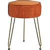 Amazon IBUYKE Velvet Round Footrest Stool Ottoman Makeup Vanity