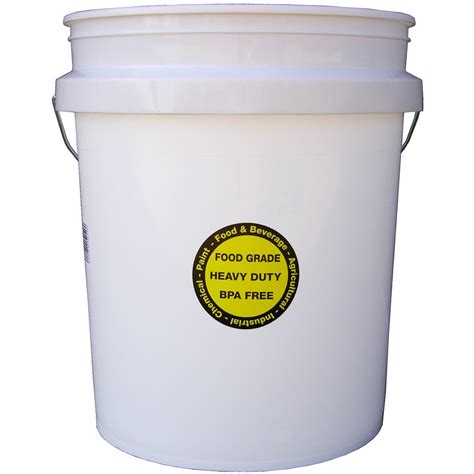 Encore Plastics 5-Gallon Commercial Food Grade Bucket at Lowes.com