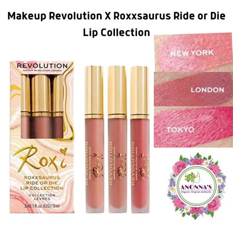 Makeup Revolution X Roxxsaurus Ride Or Die Lip Collection Anonnas