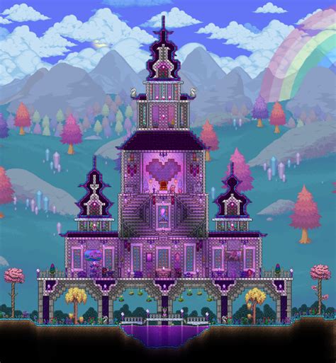 Terraria Castle Terraria Game Terraria Tips Terraria House Design