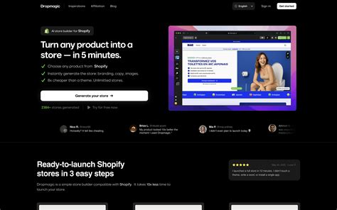Dropmagic.ai Review: Instantly Build High-Converting Shopify Stores