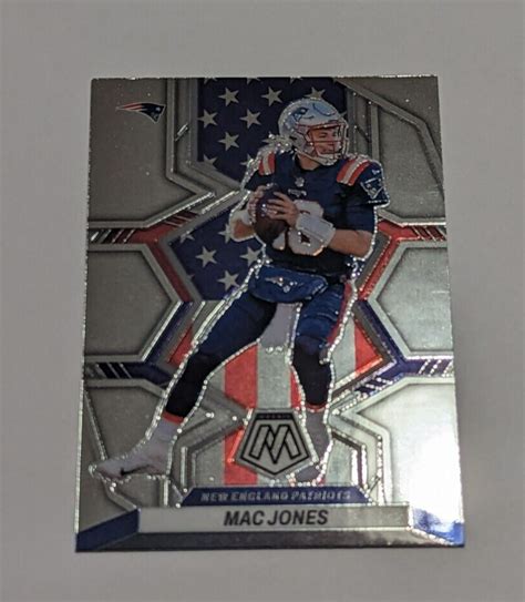 2022 Panini Mosaik Mac Jones National Pride American Flagge Basis