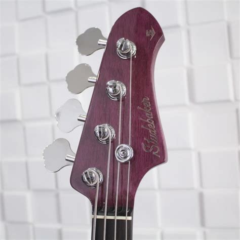 Baixo Cordas Studebaker Weasel Short Scale Pink Sparkle