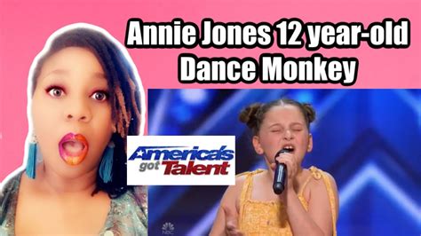 12 Year Old Annie Jones Sings Dance Monkey By Tones And I America S