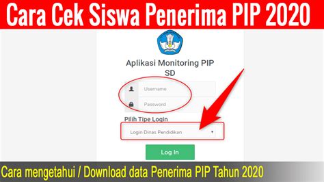 Cara Mengecek Siswa Penerima Kip Tahun Blog Operator Sekolah