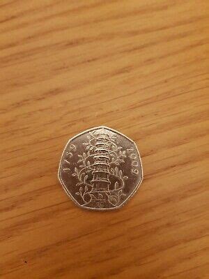 Genuine Kew Gardens 50p 2009 Circulated Very Rare Coin EBay