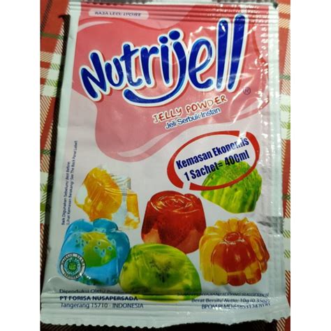 Jual Nutrijel Rasa Aneka Buah And Coklat 1 Sachet 10g Shopee Indonesia