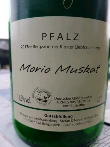 Weingut Hitziger Morio Muskat Vivino Australia