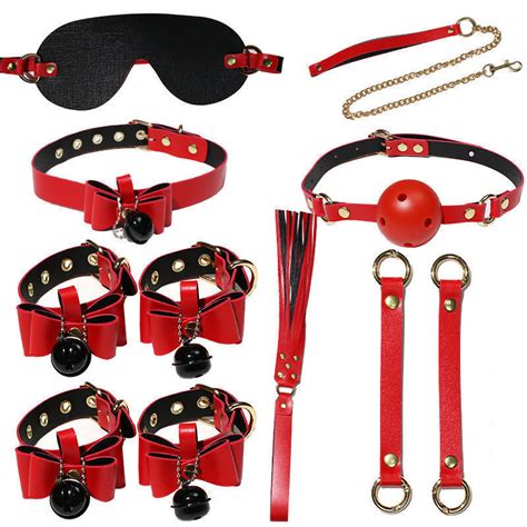 Sm Torture Tools Red Suit Adult Bed Training Alternative Sex Props