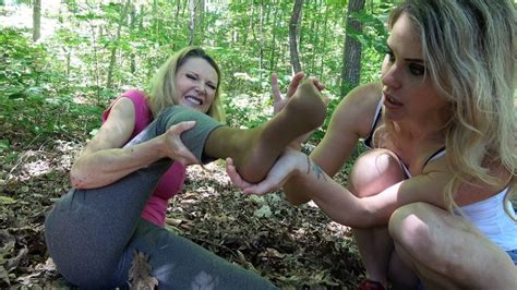 Lost In The Woods Savannah Costello Sprains Her Ankle In The Woods 1280x720 Hd Mp4